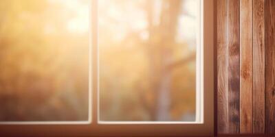 Blurred mirror window house copy space. , photo