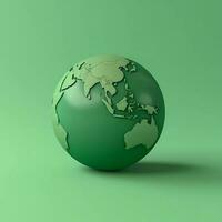 globo tierra forma ilustración viaje destino, ai generado foto