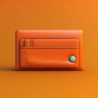 Wallet pouch financial and economic theme, AI Generated photo