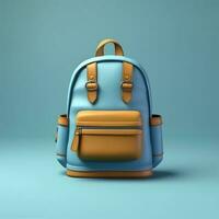 Backpack for student and traveler , AI Generated photo