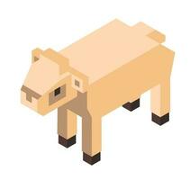 Sheep animal, geometric personage or plaything vector