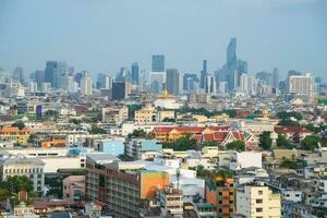 el paisaje ver de Bangkok paisaje urbano el capital ciudades de tailandia foto