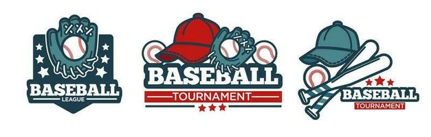 Tournament of baseball teams, league icon vector