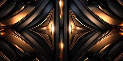 Generative AI illustration of abstract luxury background design. Digital illustration, 3D style. photo