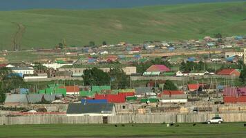 Traditional Russian Town in Siberia video