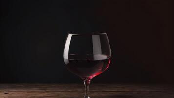 Captivating Photography Toasting to National Red Wine Day with a Glass of Rich Red Wine. . photo