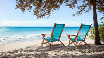 Lightweight Serenity Embracing Relaxation on National Beach Day. . photo