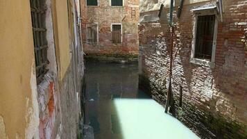 le l'eau rempli silencieux circulation gratuit des rues de Venise Italie video
