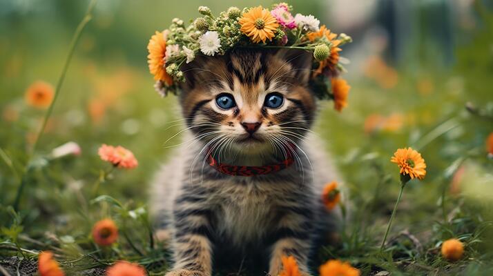 Cat Crown Stock Photos, Images and Backgrounds for Free Download