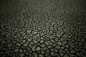 Broken soil in Pampas environment , Patagonia, Argentina. photo