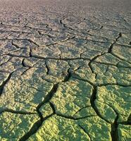 Broken soil in Pampas environment , Patagonia, Argentina. photo