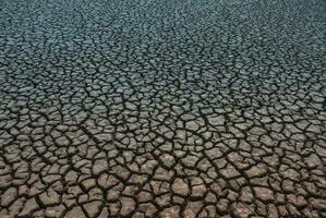 Broken soil in Pampas environment , Patagonia, Argentina. photo