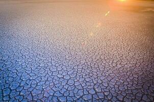 Broken soil in Pampas environment , Patagonia, Argentina. photo