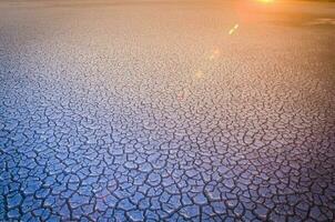 Broken soil in Pampas environment , Patagonia, Argentina. photo