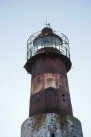 Penguin Island lighthouse, Santa Cruz Province,Patagonia, Argentina photo