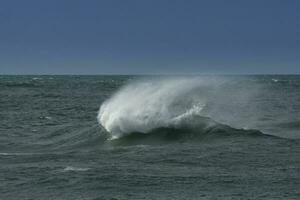 Waves in the ocean, Patagonia photo