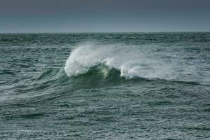 Waves in the ocean, Patagonia photo