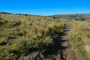 Quebrada del Condorito  National Park landscape,Cordoba province, Argentina photo