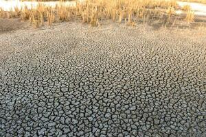 agrietado tierra, Patagonia foto