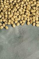 Close up detail of soybeans, Harvested in the Buenos Aires Countryside, Argentina. photo