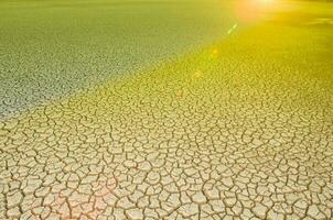 Broken soil in Pampas environment , Patagonia, Argentina. photo