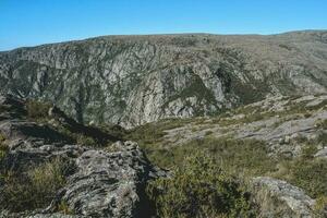 Quebrada del Condorito  National Park landscape,Cordoba province, Argentina photo