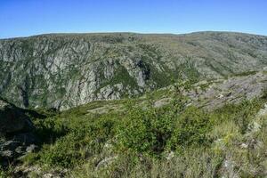 Quebrada del Condorito  National Park landscape,Cordoba province, Argentina photo