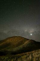 Lihue Calel National Park, Night Landscape, La Pampa, Argentina photo