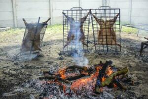 Lamb on the spit photo