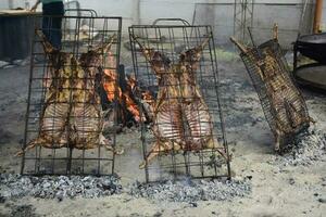 cordero al asador foto