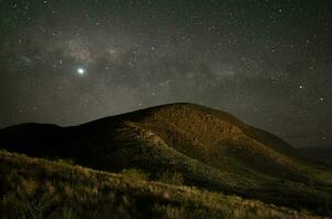 Lihue Calel National Park, Night Landscape, La Pampa, Argentina photo