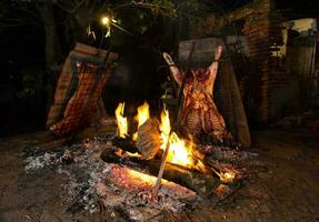 Lamb on the spit photo