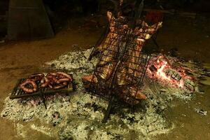 Lamb on the spit photo