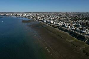 Puerto Madryn City, entrance portal to the Peninsula Valdes natural reserve, World Heritage Site, Patagonia, Argentina. photo