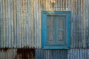 Picturesque typical construction in the town of Puerto Piramides, Peninsula Valdes, Chubut Province, Patagonia, Argentina. photo