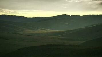 Shadow and Local Sunlight in Treeless Mountains in Central Asia Geography video
