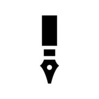 Fountain Pen Icon Vector Symbol Design Illustration