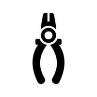 Pliers Icon Vector Symbol Design Illustration