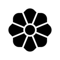 Flower Icon Vector Symbol Design Illustration