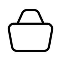 Basket Icon Vector Symbol Design Illustration
