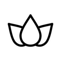 Lotus Icon Vector Symbol Design Illustration