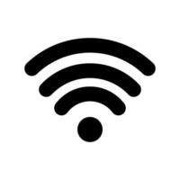 Wifi icono vector símbolo diseño ilustración