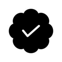 Verified Icon Vector Symbol Design Illustration