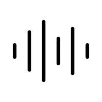 Sound Waves Icon Vector Symbol Design Illustration