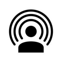 Podcast Icon Vector Symbol Design Illustration