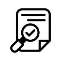 Research Icon Vector Symbol Design Illustration