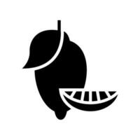 Lemon Icon Vector Symbol Design Illustration