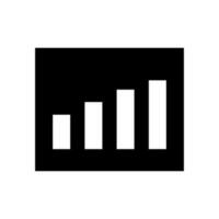 Chart Icon Vector Symbol Design Illustration