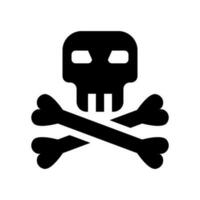 Skull Icon Vector Symbol Design Illustration