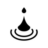 Water Drop Icon Vector Symbol Design Illustration